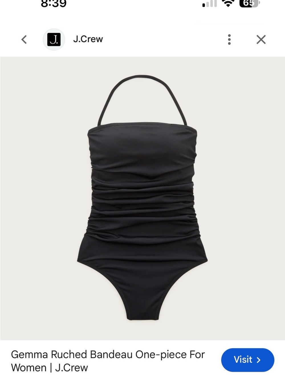 One-piece swimsuit